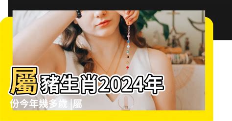 2024生肖豬|屬豬年份｜2024年幾歲？屬豬出生年份+歲數一